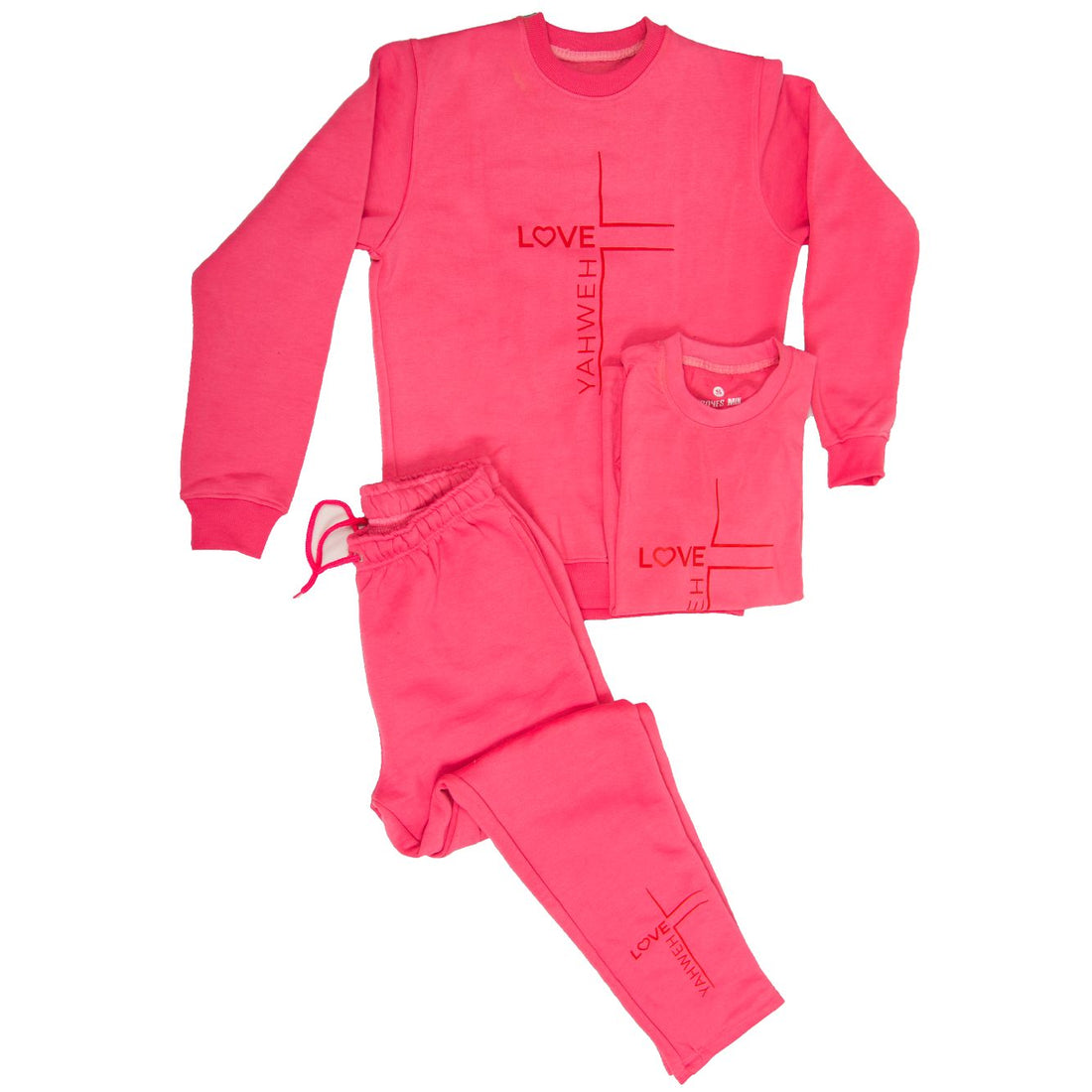 I Love Yahweh Sweater - Pink