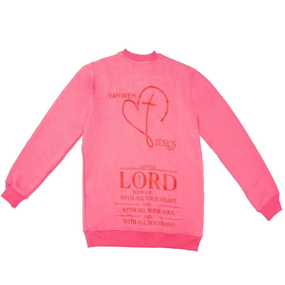 I Love Yahweh Sweater - Pink
