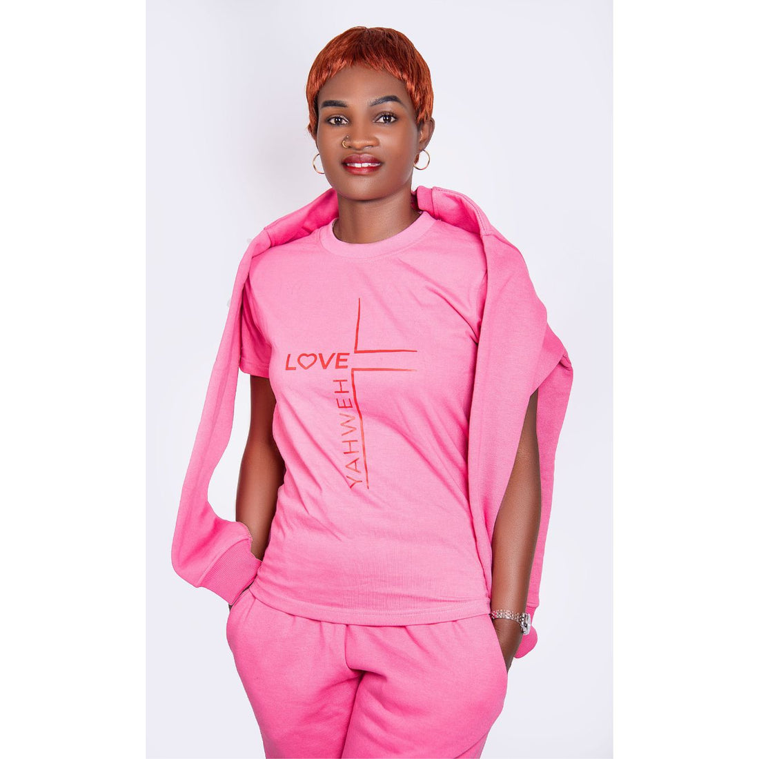 I Love Yahweh T-shirt - Pink