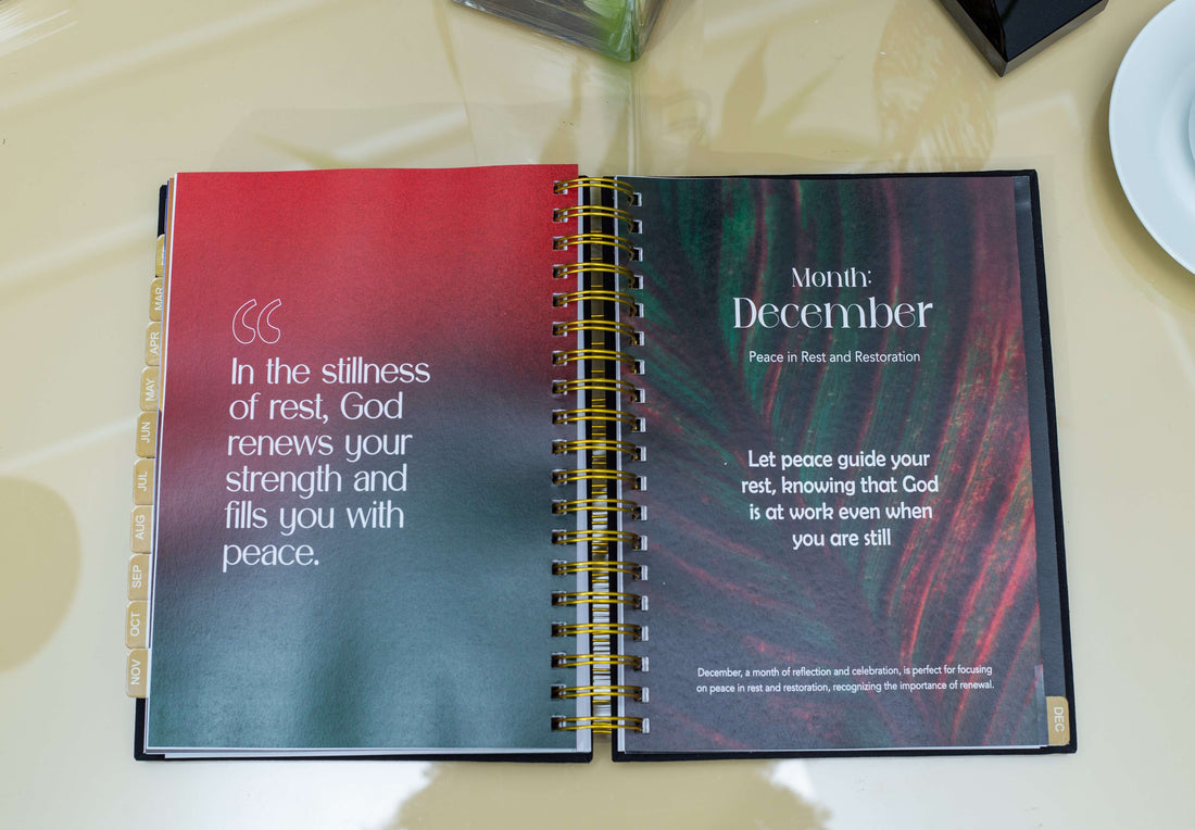 Peaceful Living Daily Planner - Purple
