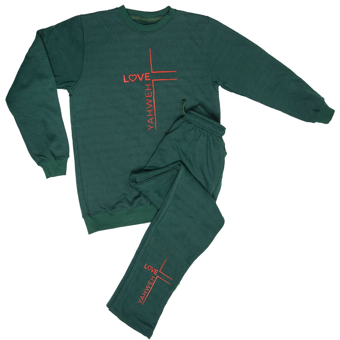I Love Yahweh Sweater - Green