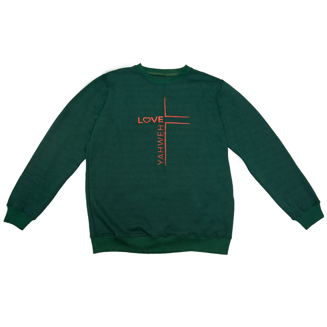 I Love Yahweh Sweater - Green
